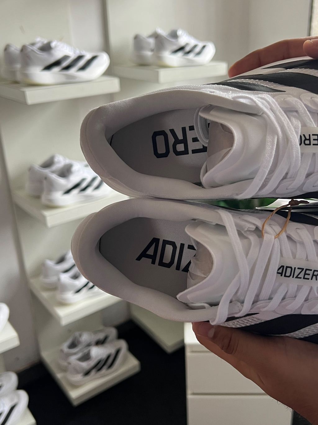 ADIDAS ADIZERO EVO SL WHITE BLACK