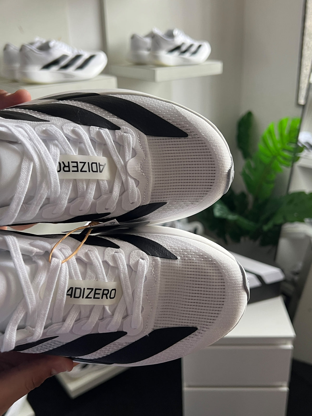 ADIDAS ADIZERO EVO SL WHITE BLACK