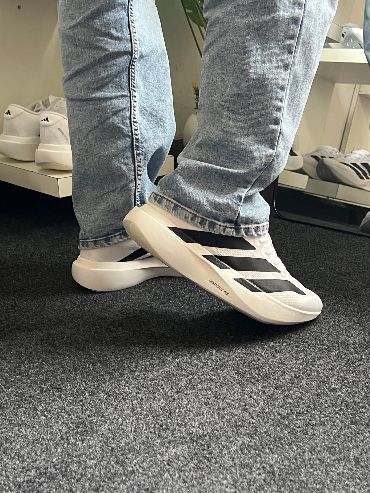 ADIDAS ADIZERO EVO SL WHITE BLACK