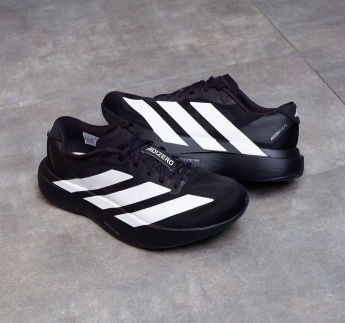 ADIDAS ADIZERO EVO SL BLACK WHITE