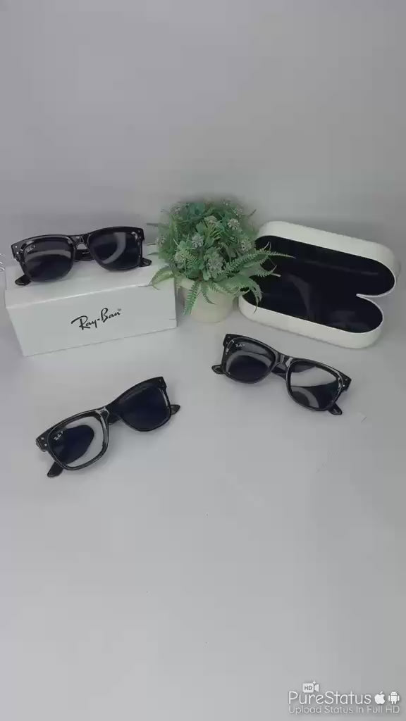 RAYBAN WAYFARER REVERSE 0502 GLOSSY BLACK