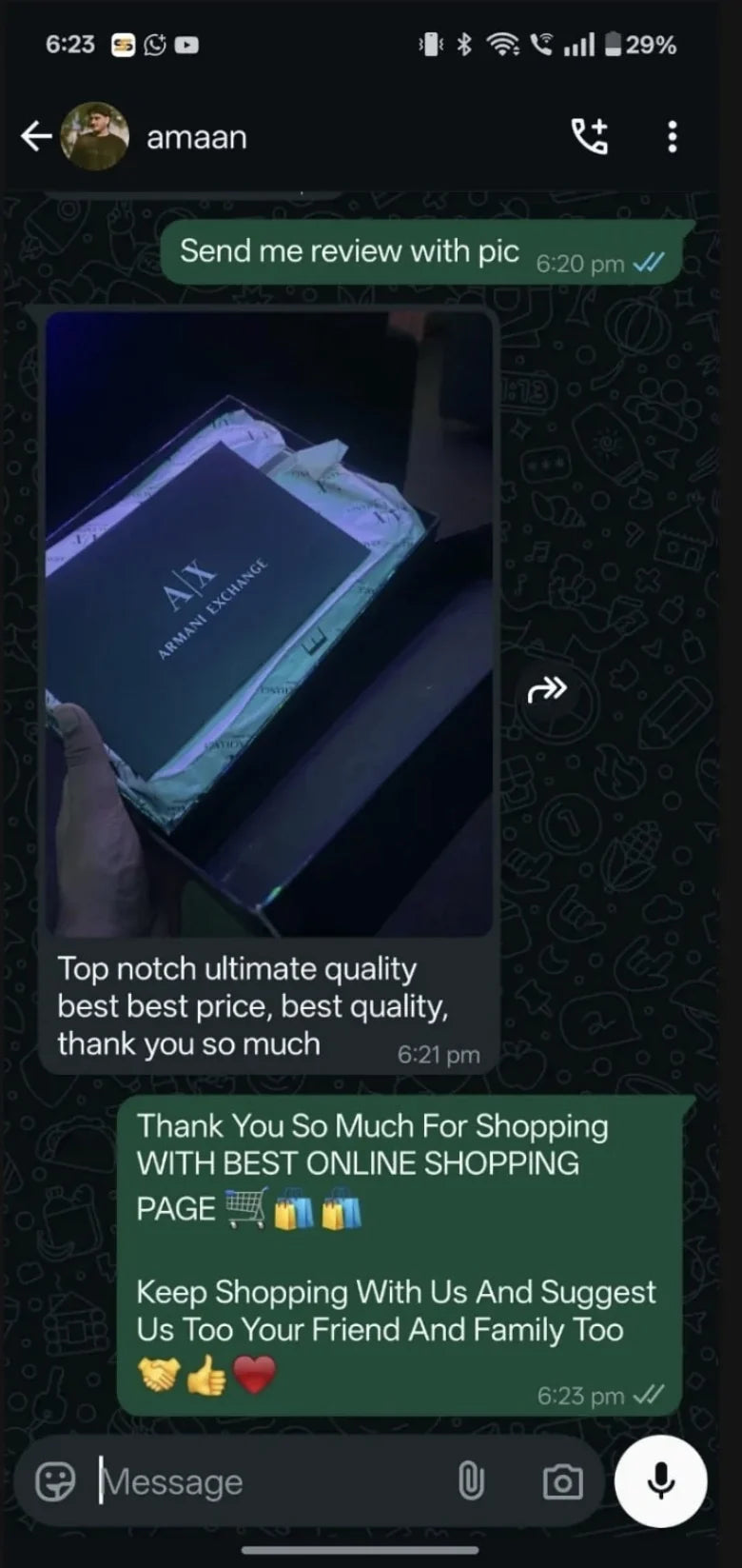 Customer review screenshot 4