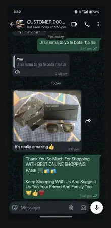 HOLY KICKS customer feedback screenshot 2